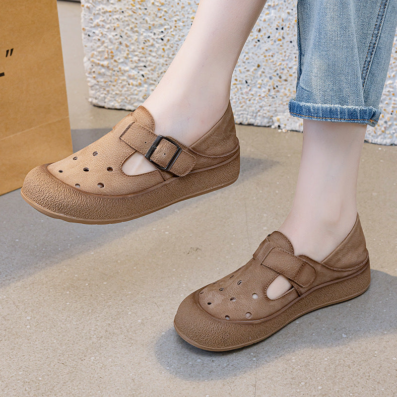 Women's Beach Deodorant Hollowed Toe Box Outdoor Women's Shoes