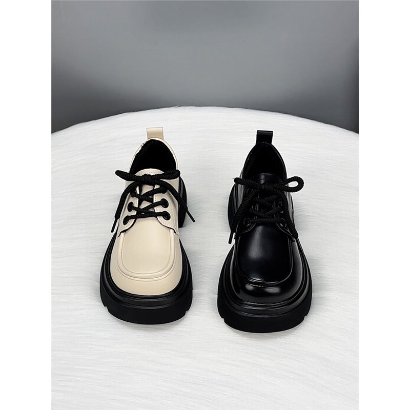 Women's Genuine Platform British Style College Small Women's Fashion Shoes