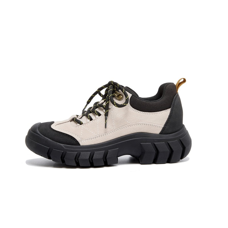 Women's Travel Outdoor Hiking Platform Height Increasing Women's Sports Shoes