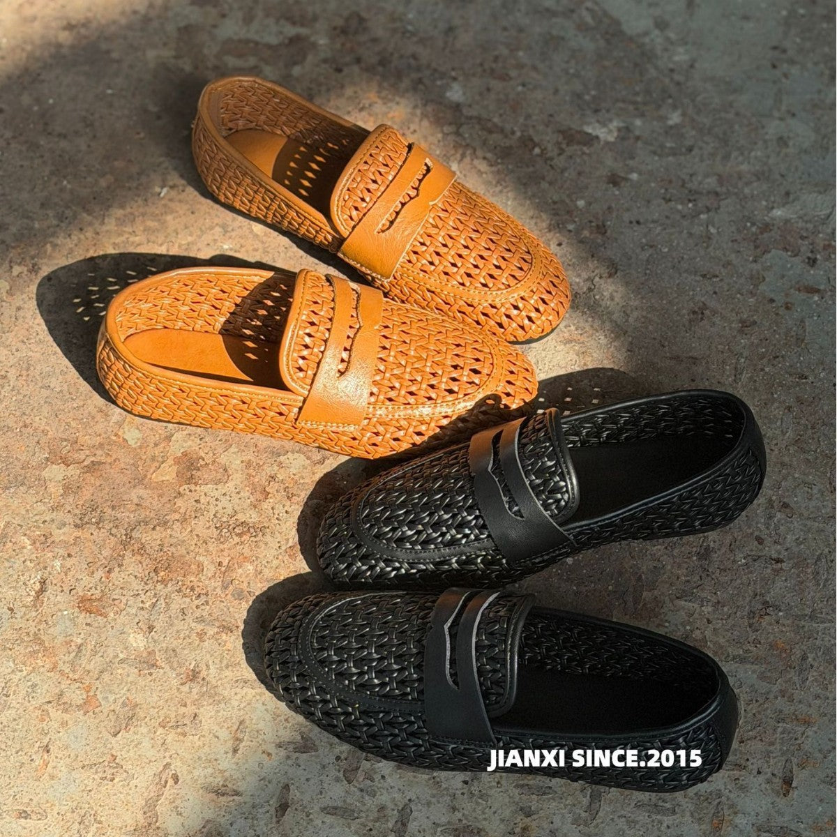 Women's Vintage Weave Breathable Mary Jane Spring Versatile Loafers