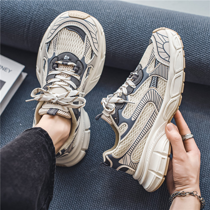 Men's Plus Size Spring Breathable Trendy Large Dad Men's Shoes
