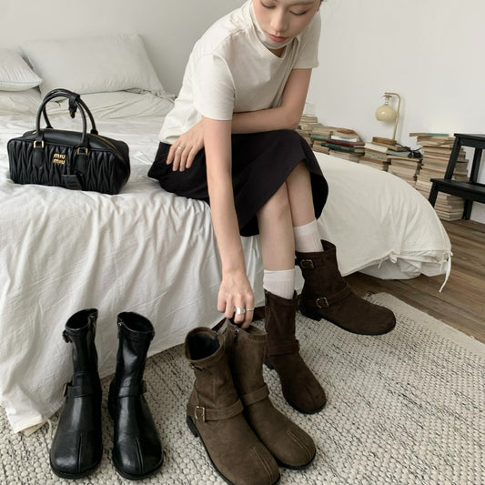 Excluding Black Low Riding Female Martin Are Women's Leather Boots