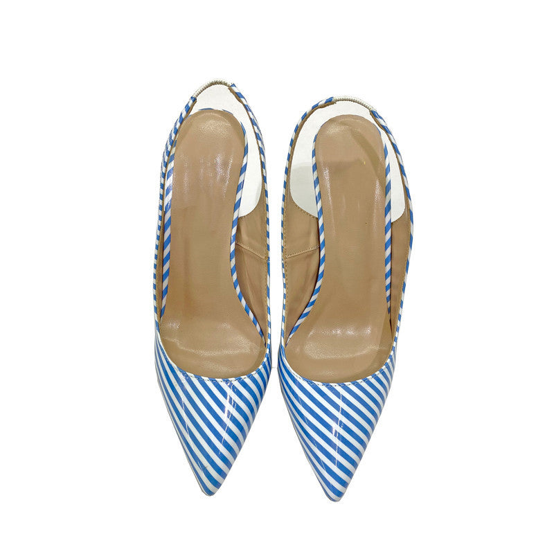 Closed Toe Slingback Sexy Stiletto Pointed Women's Fashion Shoes