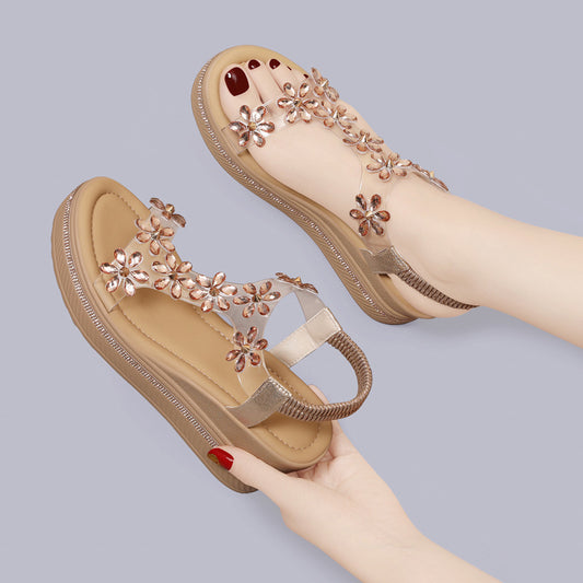 Women's & Men's High Soft Soled Platform Outer Wear Sandals