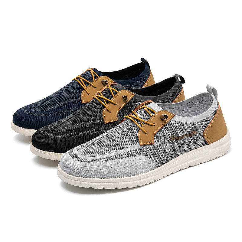 Men's Spring Lightweight Breathable Plus Size One Casual Shoes