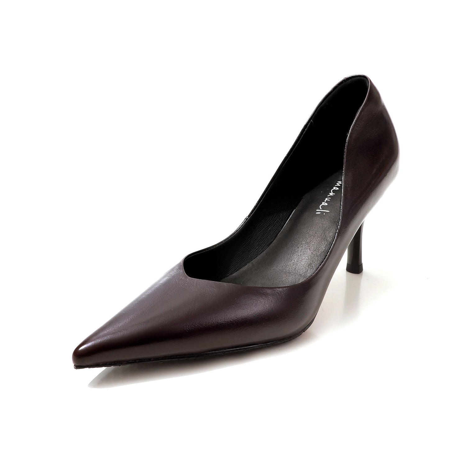 Women's Main First Layer Cowhide High Shallow Heels