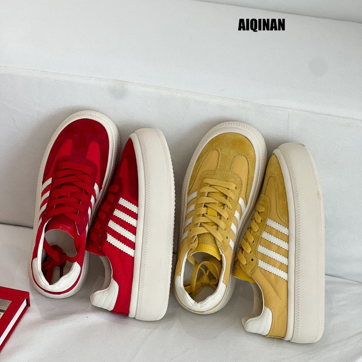 Women's Platform White Sports Board Height Increasing Breathable Women's Casual Shoes