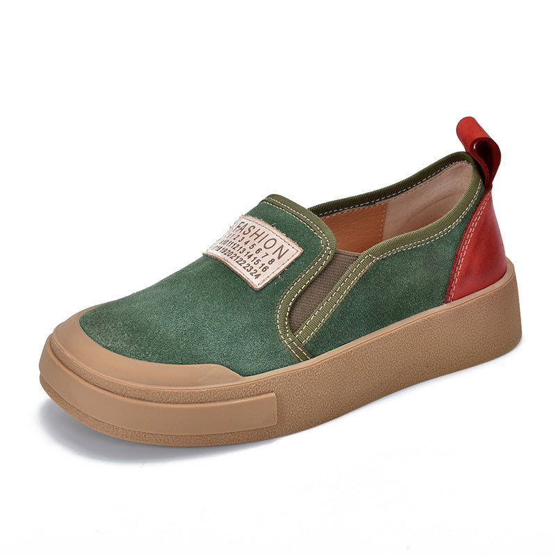 Women's Activity Price Cowhide Flat Soft Bottom Men's Shoes