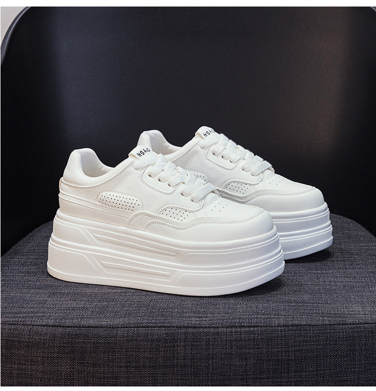 Female Tennis Spring Versatile Mesh Breathable Platform Sports Women's Casual Shoes