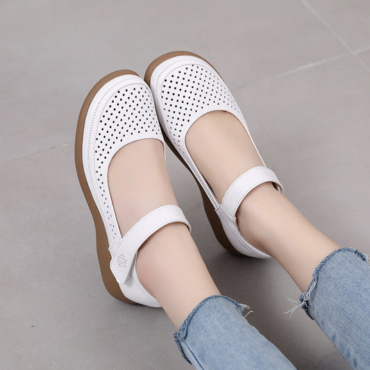 Women's Summer Breathable Mom Round Head Plus Sandals