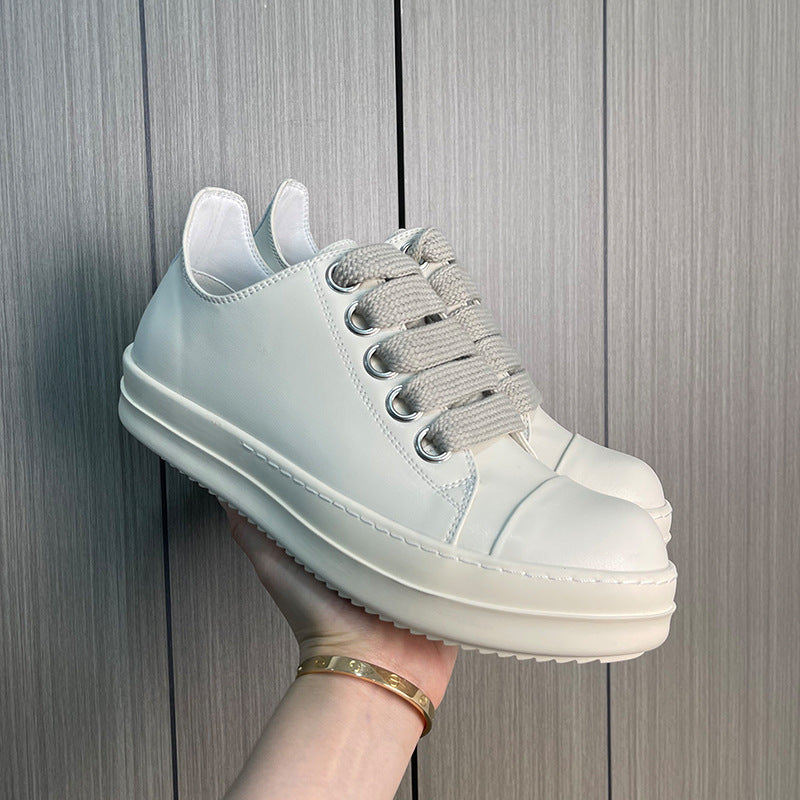 Men's Thick Shoelace Breathable Sole Height Increasing Men's Board Shoes