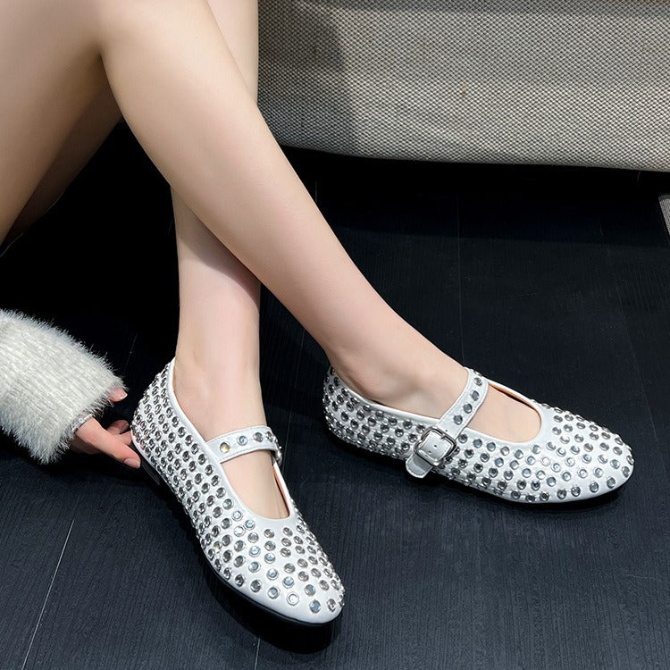 Mouth Round Head Soft Comfortable Mary Casual Shoes