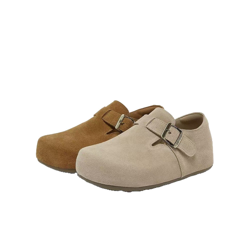 Women's Retro Style With Veet Thermal Furry Matte Women's Casual Shoes