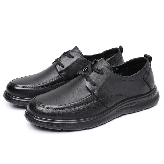 Men's Spring Sheepskin Genuine Dad Soft Bottom Men's Casual Leather Shoes