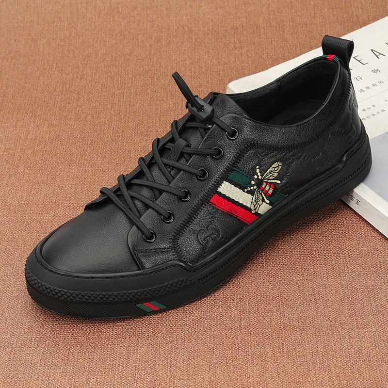 Men's Fashion Bee Electric Embroidery Board Online Closed Sneakers