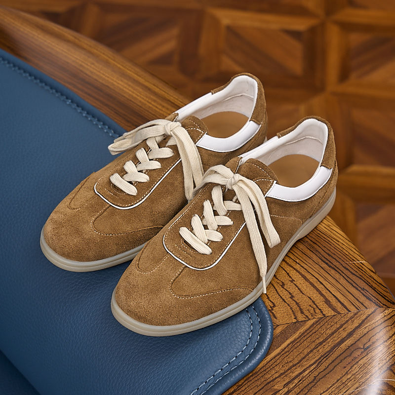 Men's German Training Cowhide Flat Spring Round Head Leisure Soft Bottom Men's Board Shoes