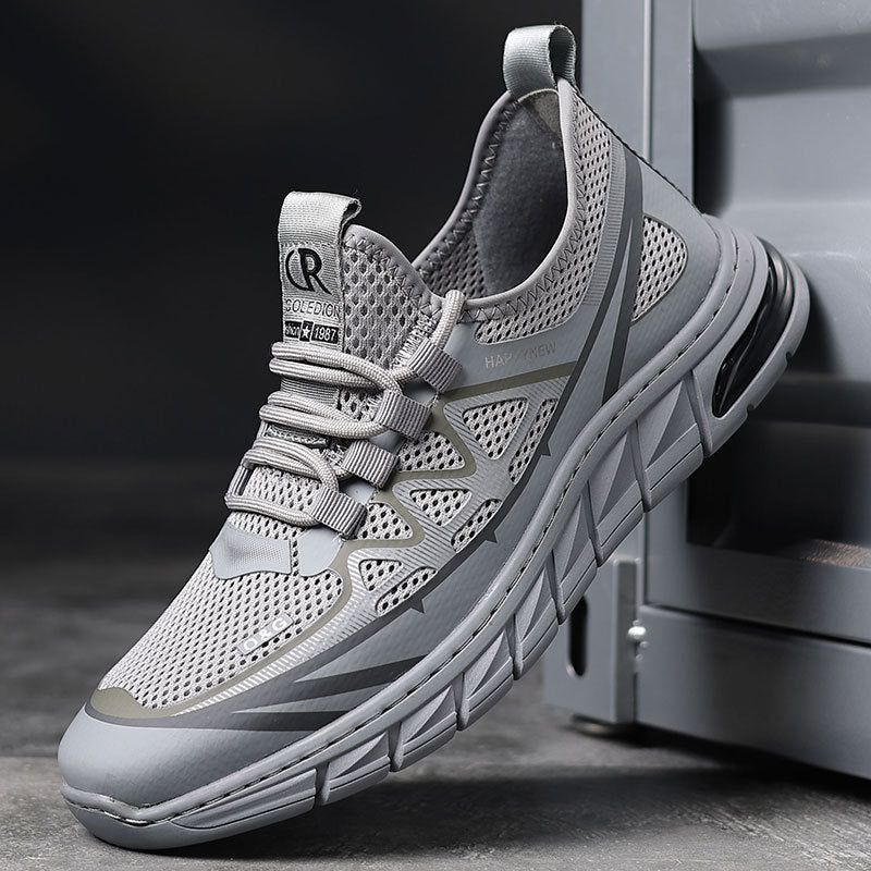 Men's Flying Woven Korean Summer Sports Breathable Versatile Casual Shoes