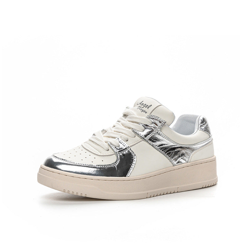 Women's Xi Western Style Platform White Spring Genuine Casual Shoes