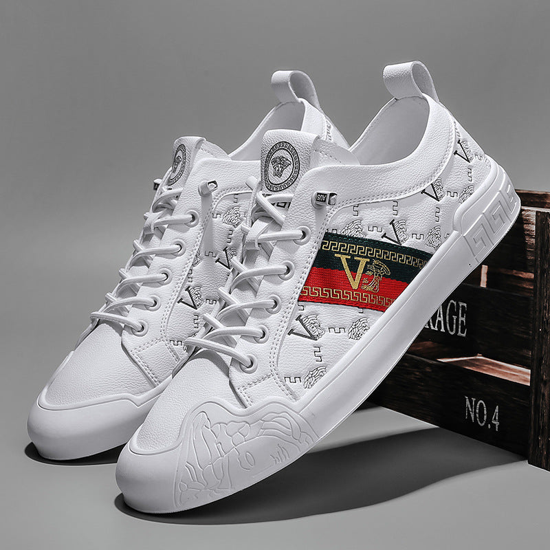 Men's Fashion Personalized Trendy Green Four Sets Casual Shoes