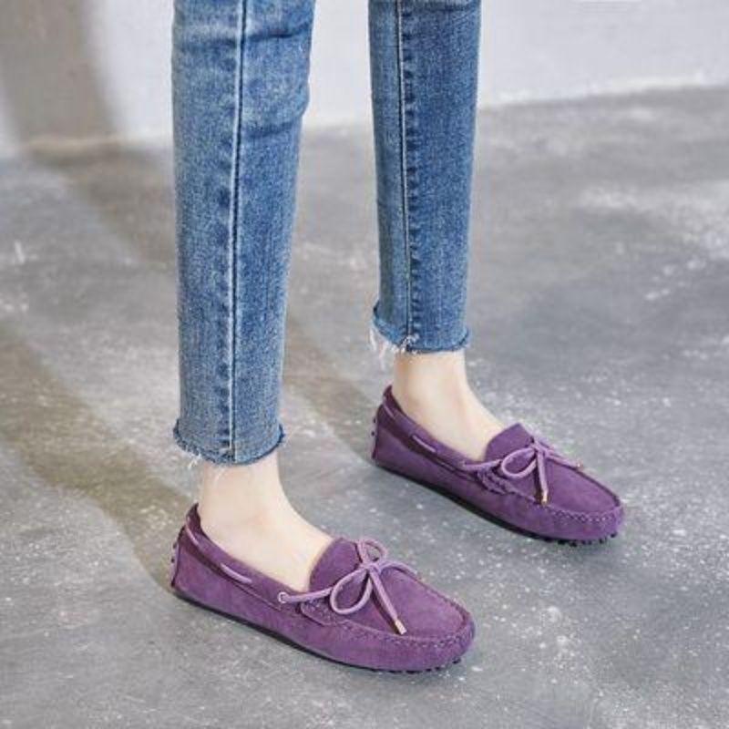 Women's Doug Single Autumn Summer Korean Fashion Shallow Mouth Loafers