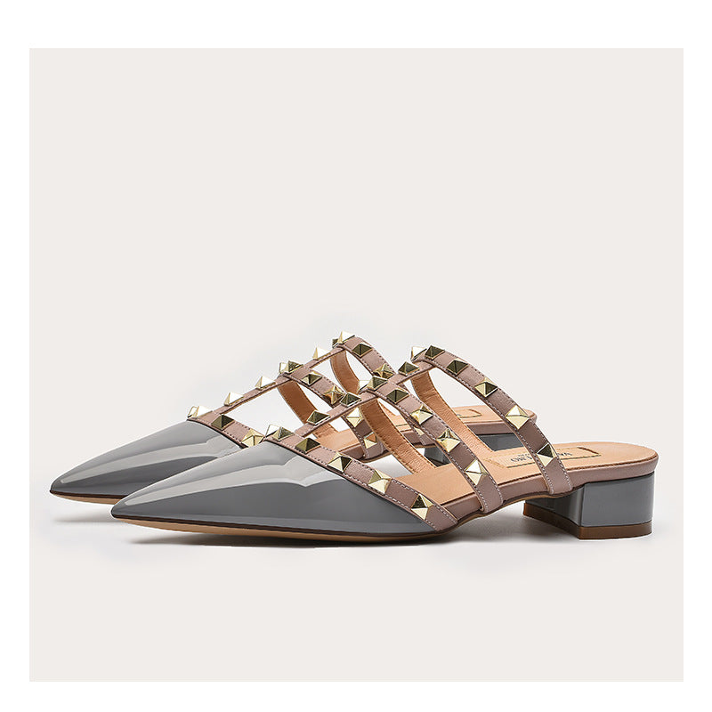 Women's V Home Rivet High Outdoor Fashion Sandals