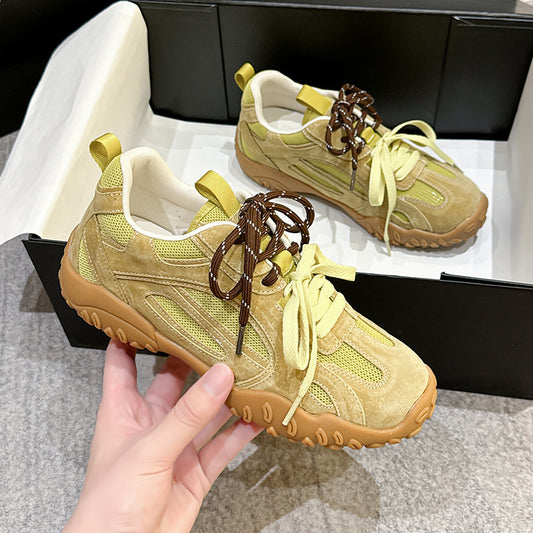 Women's Summer Mesh Breathable Thick Bottom Height Increasing Insole Casual Shoes