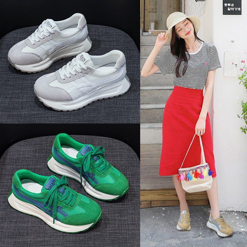 Women's Matte Cortez Autumn Platform Korean Style Retro Fashion Women's Casual Shoes