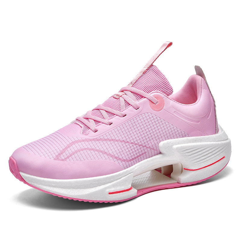 Women's & Men's Breathable Shadowless Support Stable Elastic Speed Sneakers