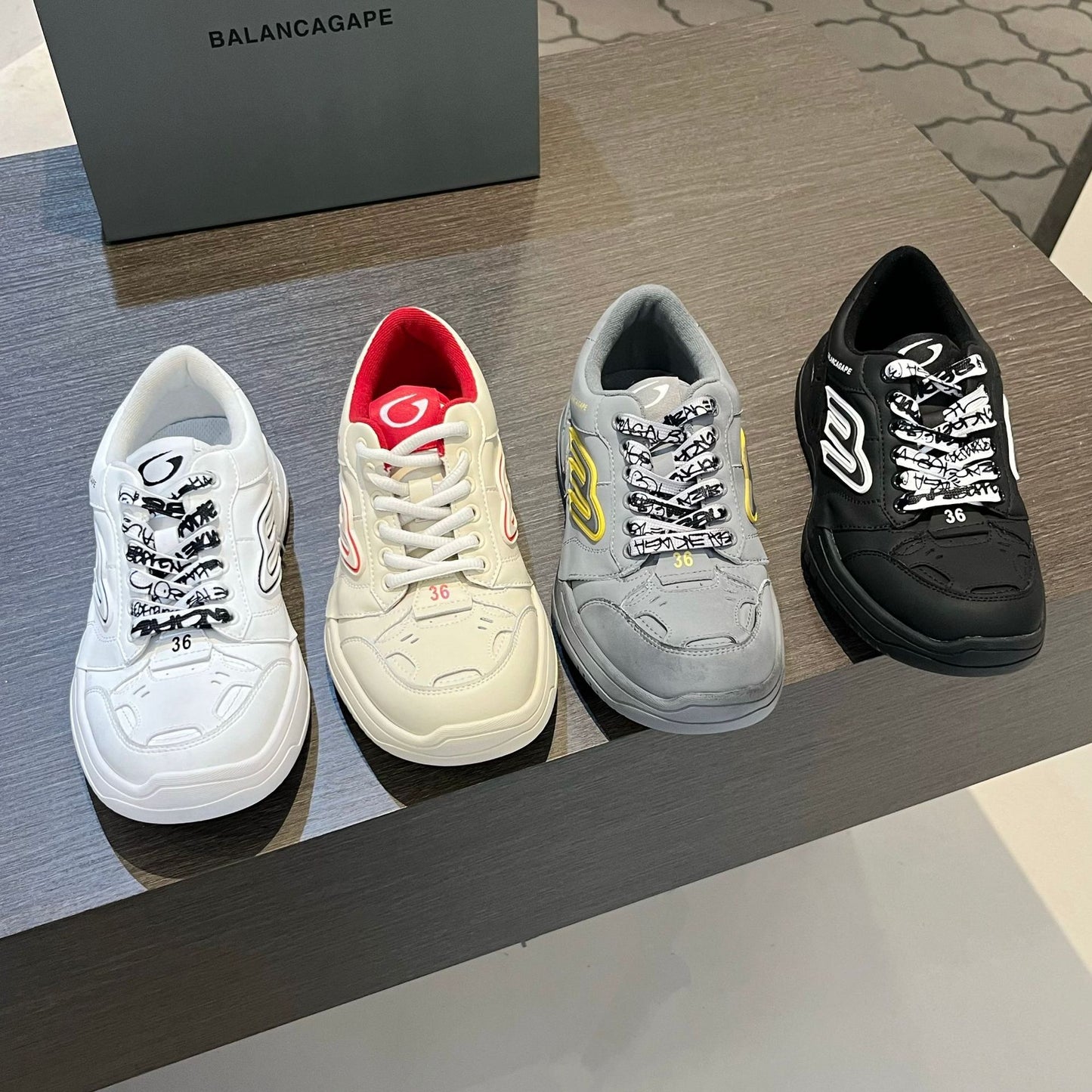 Women's & Men's Thick Sole Increased Lace Up Versatile Women's Sports Shoes