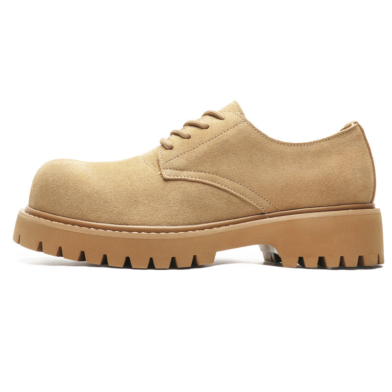 Men's Derby Summer Martin Vintage Thick Bottom Leather Shoes