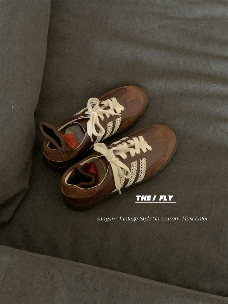 Women's Classy Training White Flat Sports Casual Shoes