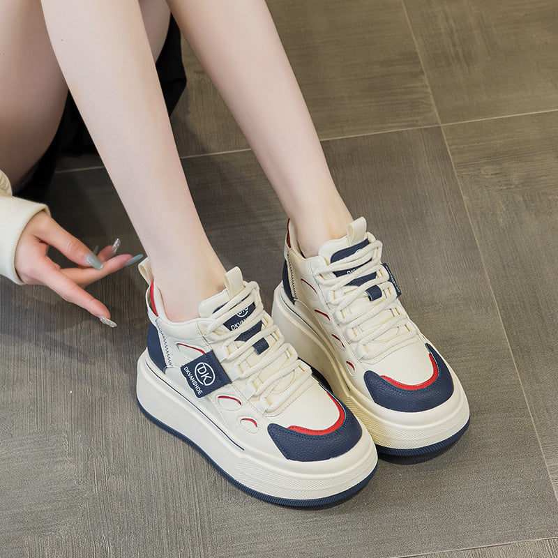 Women's Height Increasing Insole Authentic Clunky Versatile Korean Women's Casual Shoes