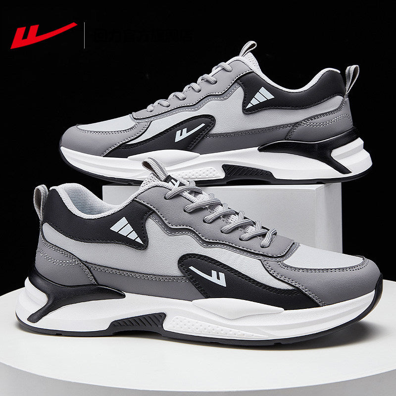Men's Warrior Running Black Waterproof Fashion Men's Sports Shoes