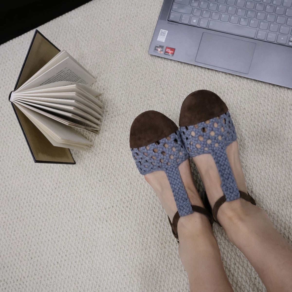 Women's Style Woven Closed Toe Breathable Summer Soft Sandals