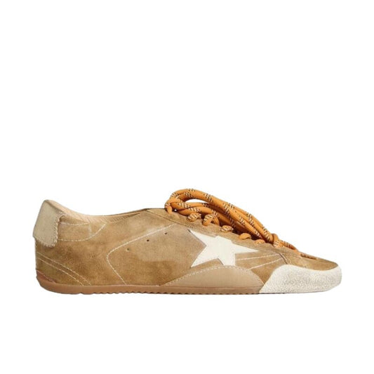 Women's & Men's Golden Goose Black Tail Distressed Trendy Men's Casual Shoes