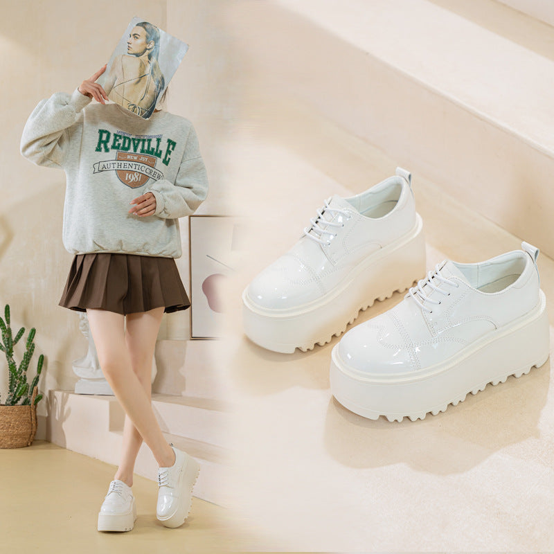 Women's Korean Style Platform Spring Thick Sole Increased Women's Casual Shoes