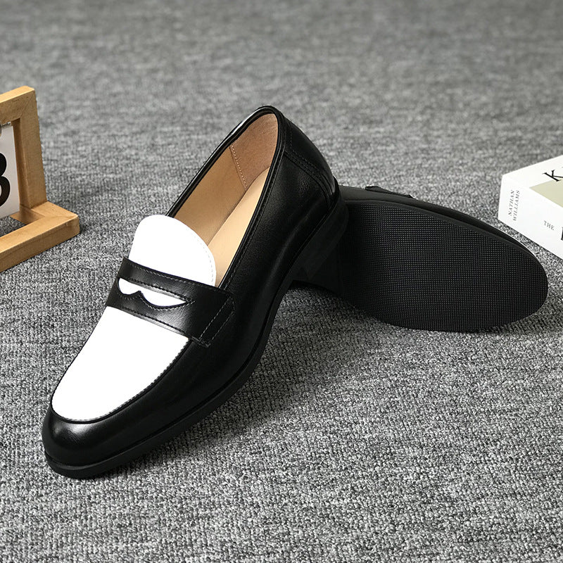 Men's Stylish Handmade British One Pedal Lazy Leather Shoes
