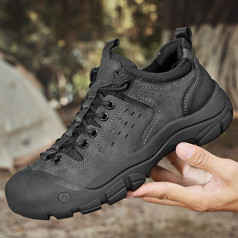 Men's Large Size Soft Bottom Outdoor Hiking Men's Sports Shoes