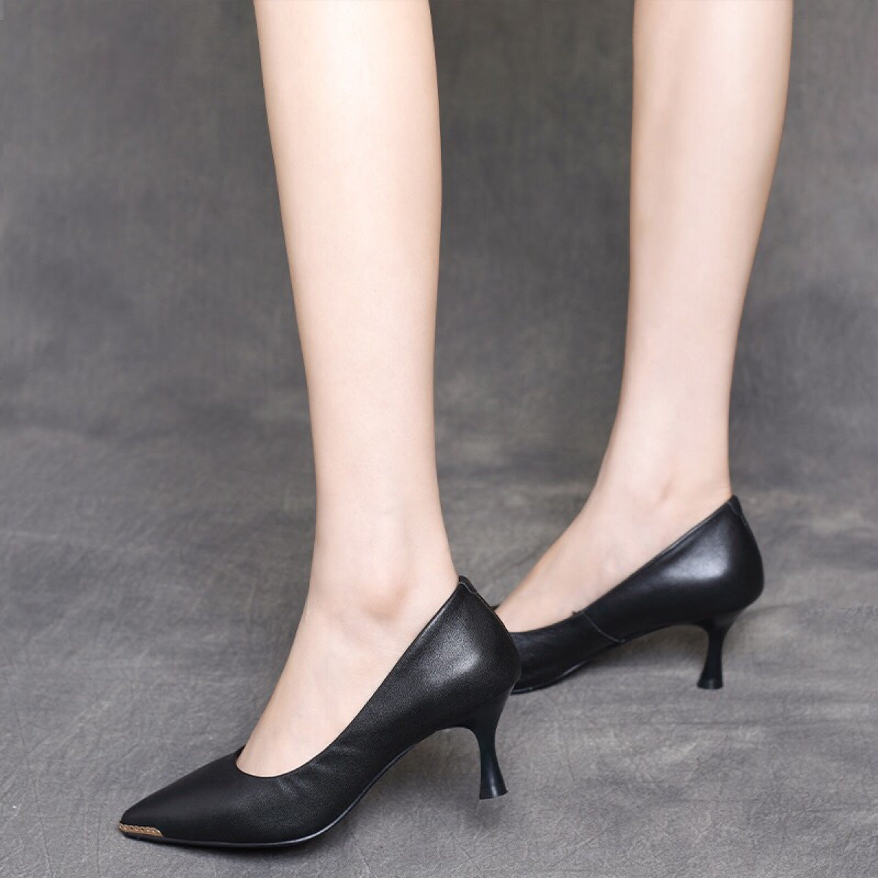 Women's Pointed High Stiletto Low-cut Soft Small Women's Shoes