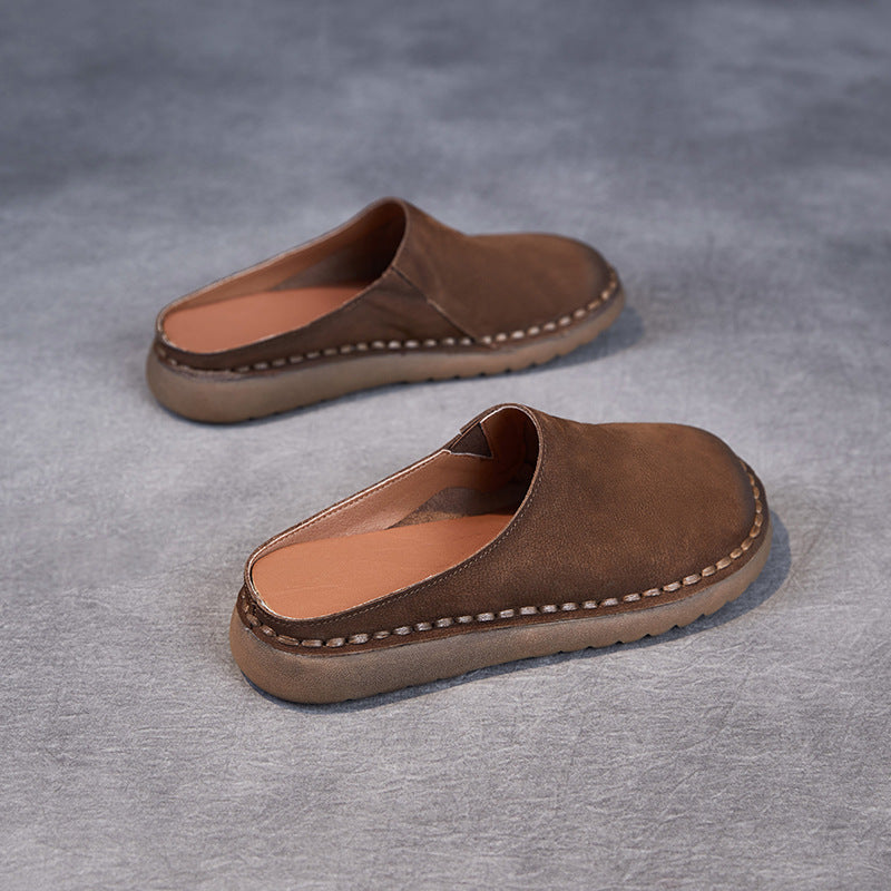 Women's Beautiful Original Color Outer Wear Closed Sandals