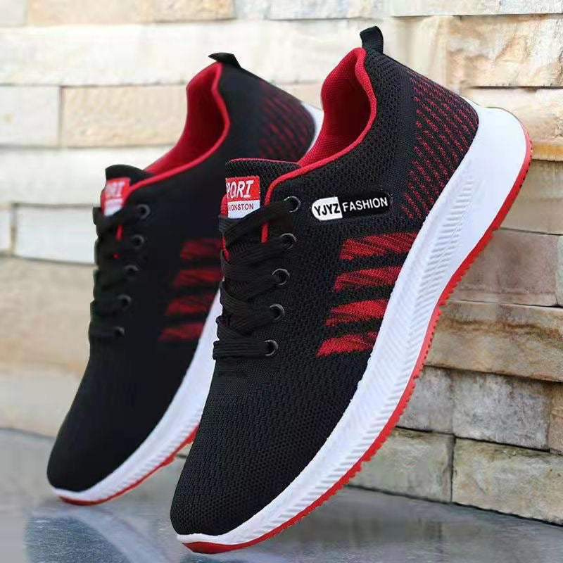 Men's Summer Breathable Trendy Board Mesh Cloth Sneakers