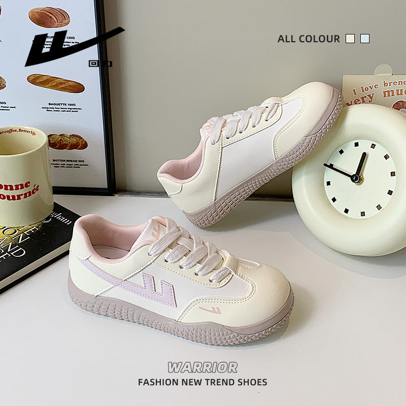 Women's Warrior Fashionable Thin Preppy Comfortable White Women's Casual Shoes