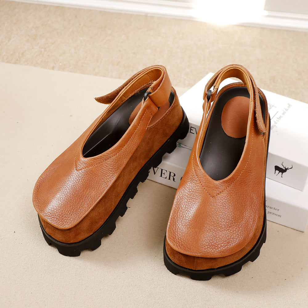 Women's Feet With Hidden Closed Toe Hollow Women's Casual Shoes
