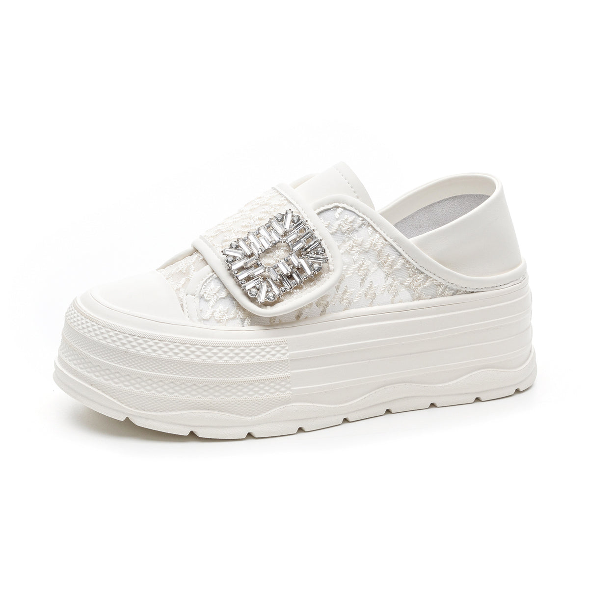 Women's Genuine Platform Breathable Spring Height Increasing Women's Casual Shoes