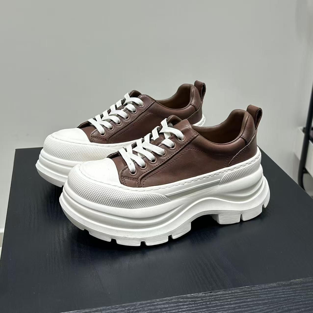 Women's Platform White Height Increasing Not Tired Feet Women's Casual Shoes
