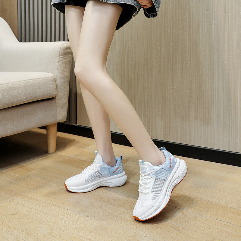 Women's Autumn Platform Running Stylish Lightweight Simple Sneakers