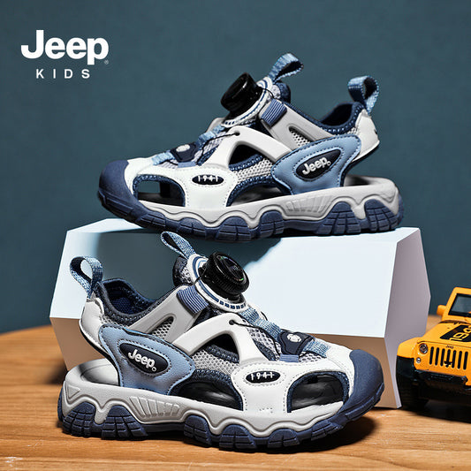 Children's Large Closed Toe Hollow Breathable Soft Sandals