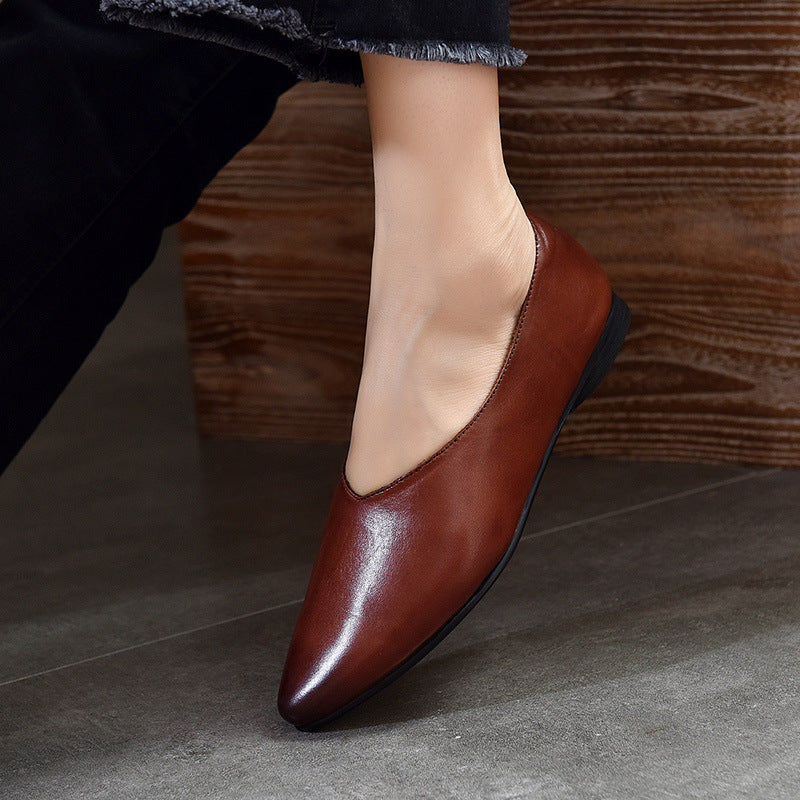 Women's Activity Price Low Flat Simple Genuine Slip-on Women's Shoes