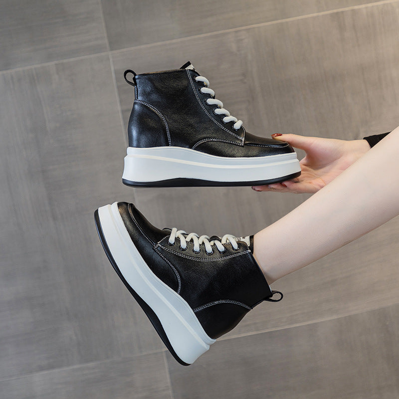 Women's Platform Summer Fashion Trend Versatile Solid Casual Shoes