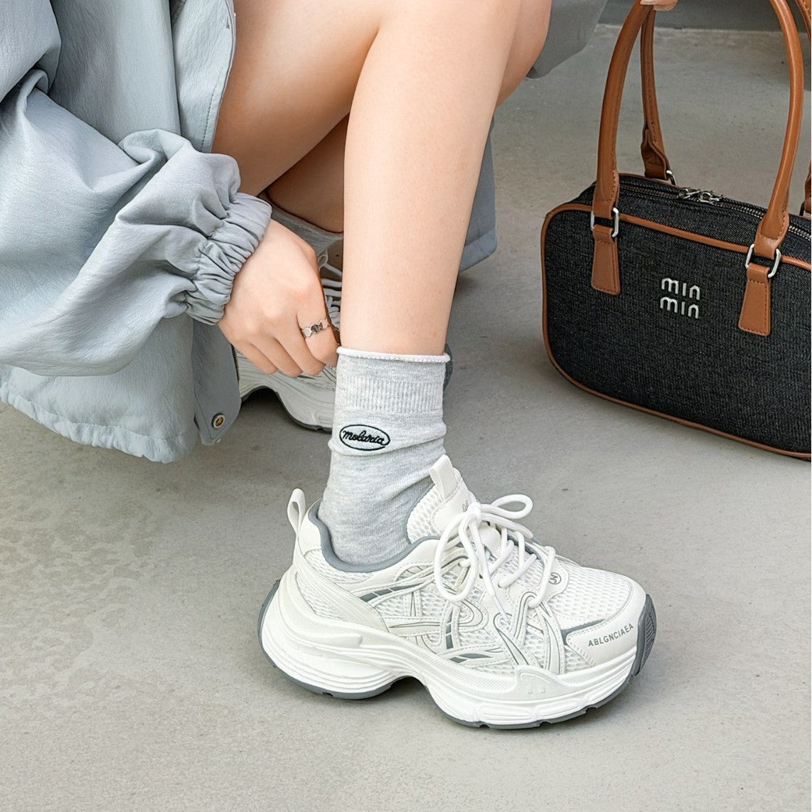 Women's Platform Dad Early Autumn Portable Height Women's Sports Shoes